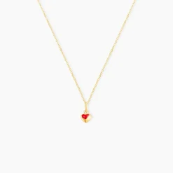 Histoire d'Or Collier Coralie Coeur Or Jaune Discount
