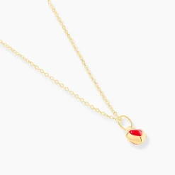 Histoire d'Or Collier Coralie Coeur Or Jaune Discount