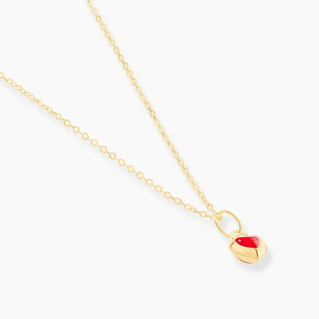 Histoire d'Or Collier Coralie Coeur Or Jaune Discount