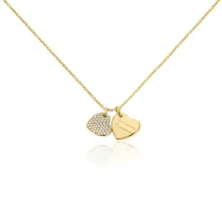 Histoire d'Or Collier Corazon Plaqué Or Jaune Oxyde De Zirconium Online