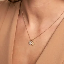 Histoire d'Or Collier Corazon Plaqué Or Jaune Oxyde De Zirconium Online