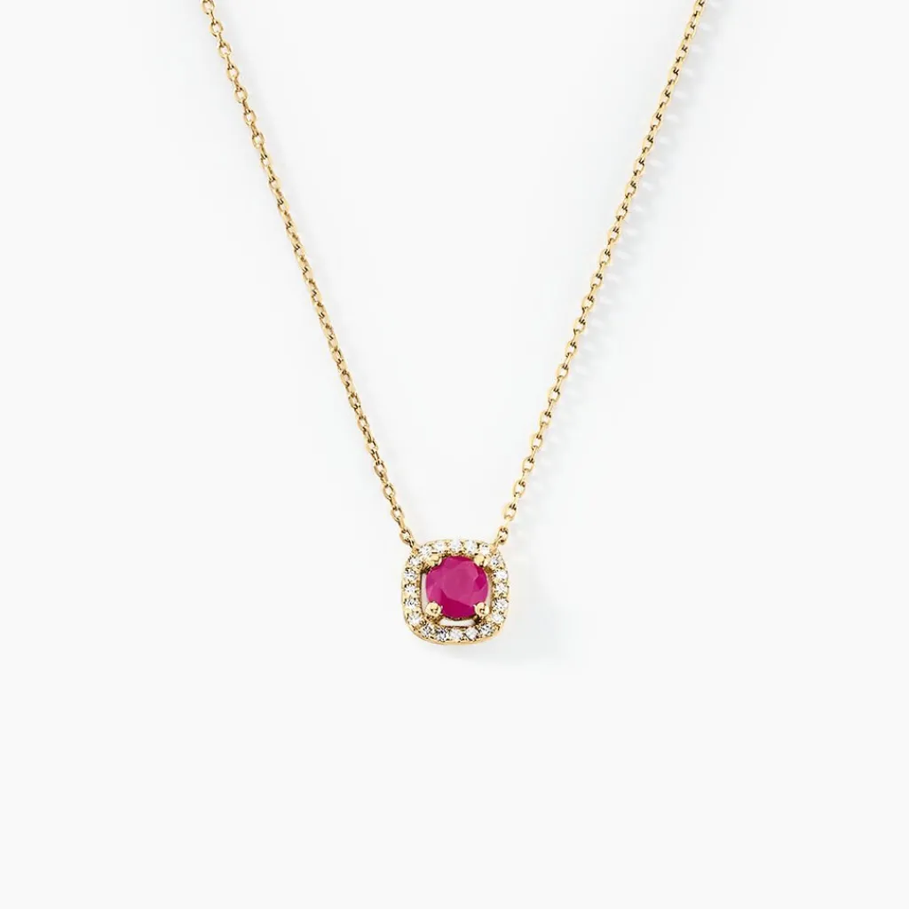 Histoire d'Or Collier Cosimo Diamant or jaune rubis Outlet