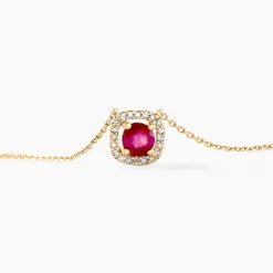 Histoire d'Or Collier Cosimo Diamant or jaune rubis Outlet