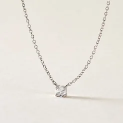 Histoire d'Or Collier Court Argent Blanc Lylwenn Oxyde De Zirconium argent blanc oxyde New