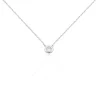 Histoire d'Or Collier Court Argent Blanc Laureano Oxyde De Zirconium Best