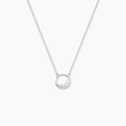 Histoire d'Or Collier Court Argent Blanc Vivence Oxyde De Zirconium Online