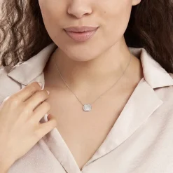 Histoire d'Or Collier Court Argent Blanc Nawala Oxyde De Zirconium argent blanc oxyde Sale