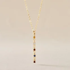 Histoire d'Or Collier Céphée Plaqué Or Doré Oxyde De Zirconium New