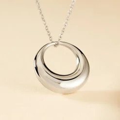 Histoire d'Or Collier Creolia acier blanc Hot