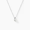 Histoire d'Or Collier Curve Argent Blanc Discount