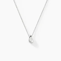 Histoire d'Or Collier Curve Argent Blanc Discount