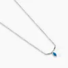 Histoire d'Or Collier Cyane Argent Blanc Turquoise Hot