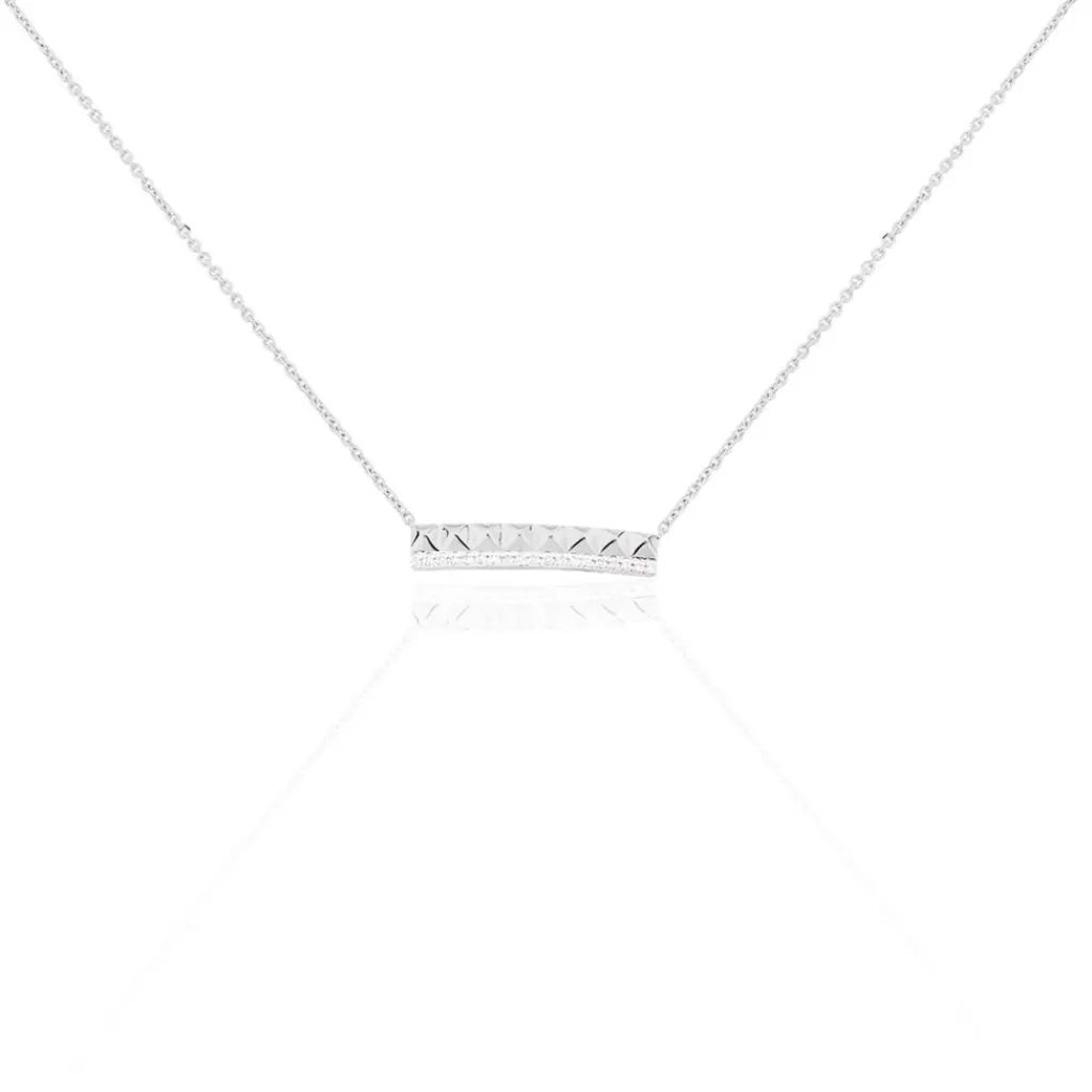 Histoire d'Or Collier Cyprine Or Blanc Diamant Discount