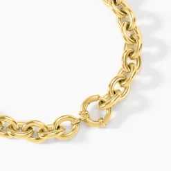 Histoire d'Or Collier Dafnie Acier Jaune