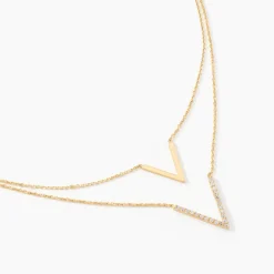 Histoire d'Or Collier Daina Or Jaune Oxyde De Zirconium Hot