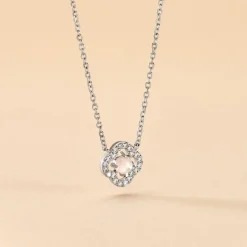 Histoire d'Or Collier Dally Argent Blanc Quartz Oxyde De Zirconium Clearance