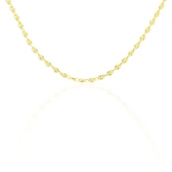 Histoire d'Or Collier Dami Maille Grain De Cafe Or Jaune
