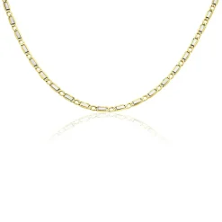 Histoire d'Or Collier Danae Plaquette Or Bicolore Sale