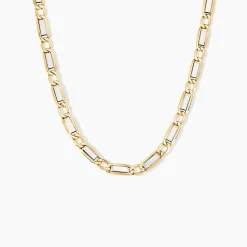 Histoire d'Or Collier Danae Plaquette Or Bicolore Discount