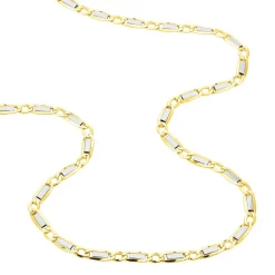 Histoire d'Or Collier Danae Plaquette Or Bicolore New