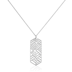 Histoire d'Or Collier Dannielle Acier Blanc Discount