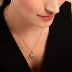 Histoire d'Or Collier Danya Plaqué Or Doré Oxyde De Zirconium Best