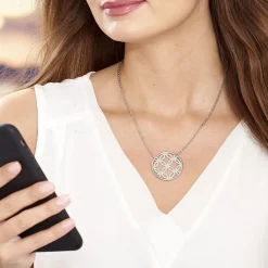 Histoire d'Or Collier Danyl Acier Blanc New