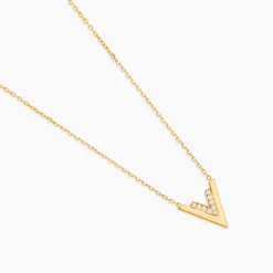 Histoire d'Or Collier Dao Or Jaune Oxyde De Zirconium New