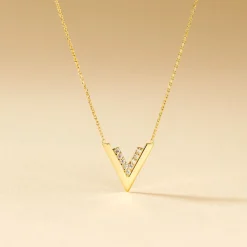 Histoire d'Or Collier Dao Or Jaune Oxyde De Zirconium New