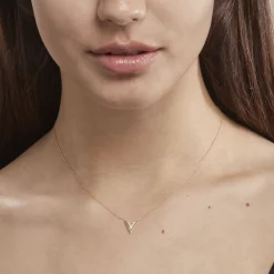 Histoire d'Or Collier Dao Or Jaune Oxyde De Zirconium New