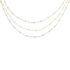 Histoire d'Or Collier Daralea Argent Tricolore New