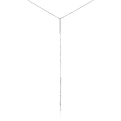 Histoire d'Or Collier De Dos Ou Sautoir Argent Blanc Indigo Oxyde De Zirconium argent blanc oxyde Best