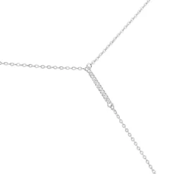 Histoire d'Or Collier De Dos Ou Sautoir Argent Blanc Indigo Oxyde De Zirconium argent blanc oxyde Best