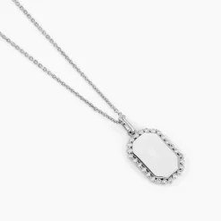 Histoire d'Or Collier Declaration De Zirconium argent blanc oxyde Hot