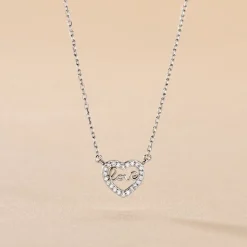 Histoire d'Or Collier Delicata Argent Blanc Oxyde De Zirconium Best