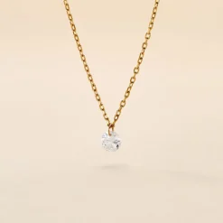 Histoire d'Or Collier Delma Plaqué Or Jaune Oxyde De Zirconium Clearance