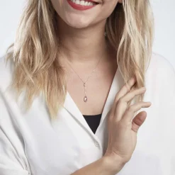 Histoire d'Or Collier Dennis Or Blanc Amethyste or blanc amethyste violette