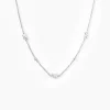 Histoire d'Or Collier Diep Argent Blanc Oxyde De Zirconium