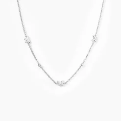 Histoire d'Or Collier Diep Argent Blanc Oxyde De Zirconium