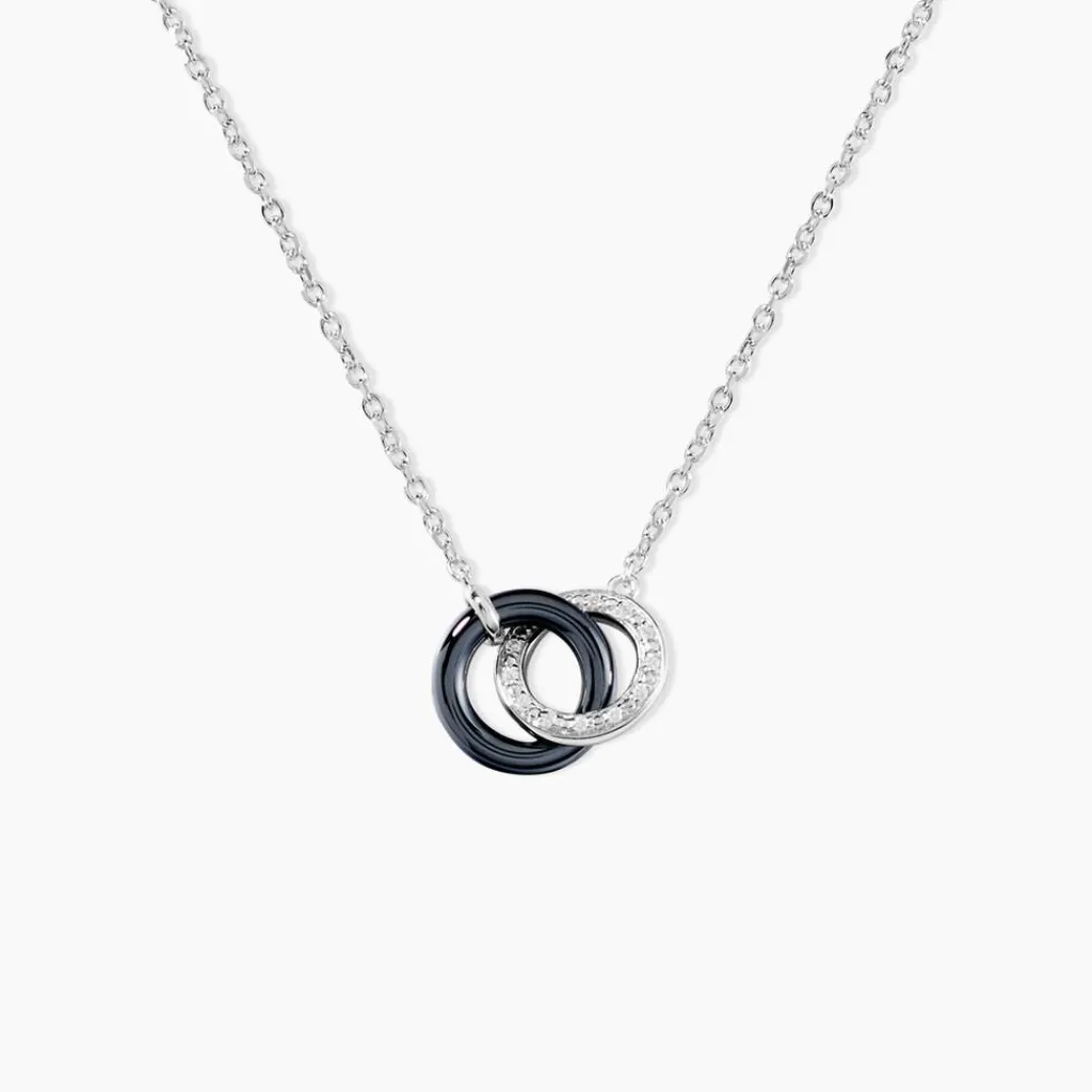 Histoire d'Or Collier Dina Argent Blanc Céramique Et Oxyde De Zirconium Hot