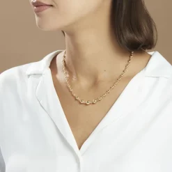 Histoire d'Or Collier Diona Diona Maille Boule Or Jaune Discount