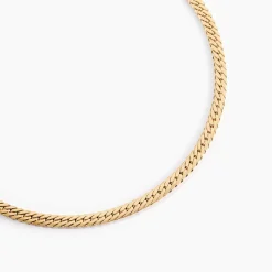 Histoire d'Or Collier Doline Maille Anglaise or jaune Outlet