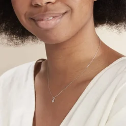 Histoire d'Or Collier Domitia Or Blanc Diamant