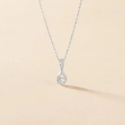 Histoire d'Or Collier Domitia Or Blanc Diamant Discount