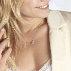 Histoire d'Or Collier Donatiane De Zirconium argent blanc oxyde