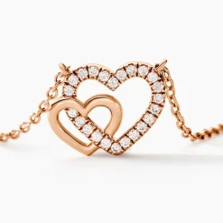 Histoire d'Or Collier Donatiane Argent Rose Oxyde De Zirconium argent rose oxyde zirconium Discount