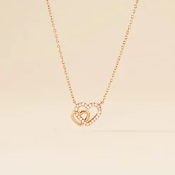 Histoire d'Or Collier Donatiane Argent Rose Oxyde De Zirconium argent rose oxyde zirconium Discount