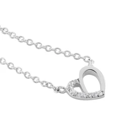 Histoire d'Or Collier Dorthea Argent Blanc Oxyde De Zirconium Sale
