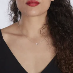 Histoire d'Or Collier Dorthea Argent Blanc Oxyde De Zirconium Sale