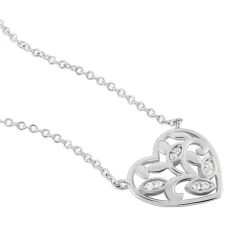 Histoire d'Or Collier Douglas Argent Blanc Oxyde De Zirconium Hot